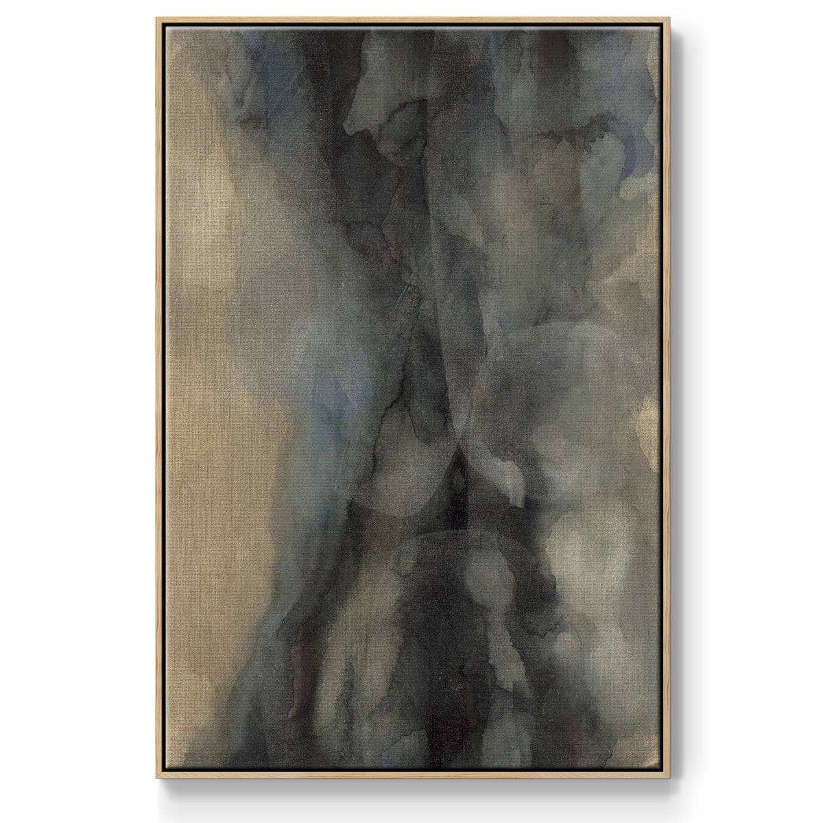 The Winter Framed Premium Gallery Wrapped Canvas - Ready to Hang - 17 x 25 - Natural Wood Floating Frame