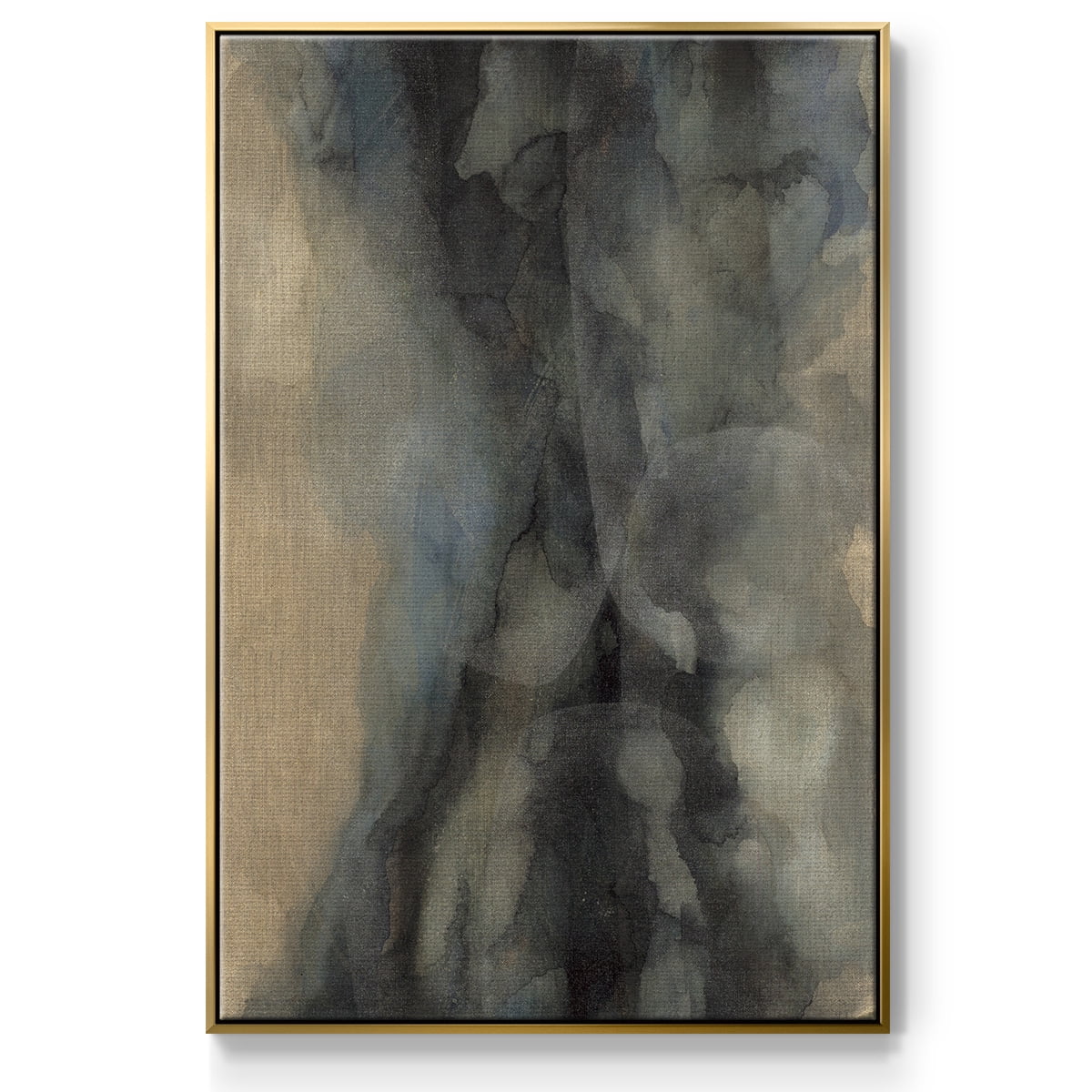 The Winter Framed Premium Gallery Wrapped Canvas - Ready to Hang - 25 x 37 - Gold Floating Frame