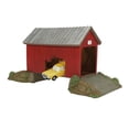 thumbnail image 1 of Department 56 Beetlejuice The Winter River Bridge Building LED Lit Resin Figurine 6in H, 1 of 5