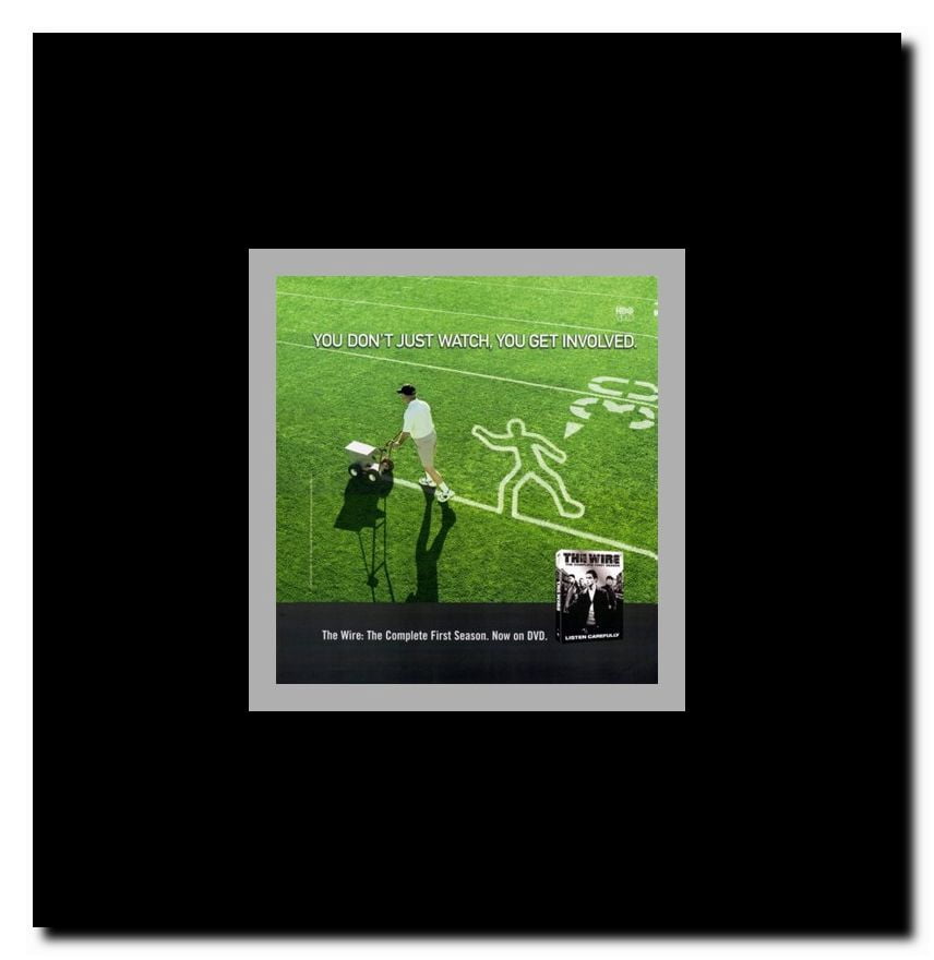 The Wire Framed Movie Poster