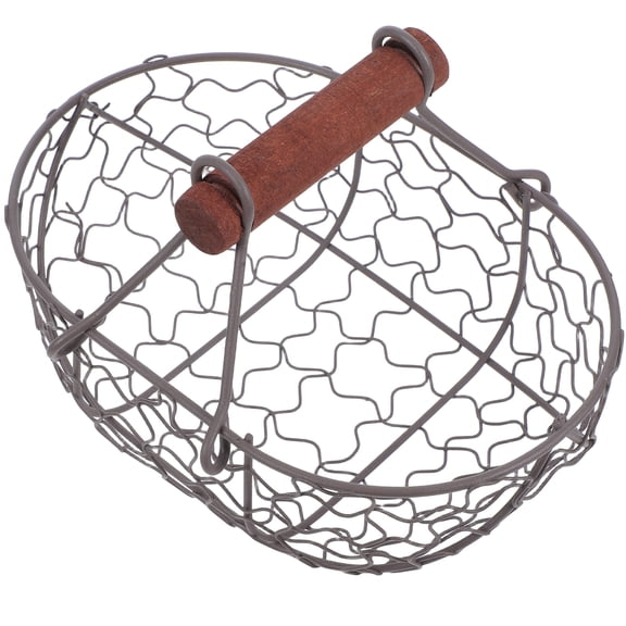 The Wire Item Storage Basket Exquisite Black Container