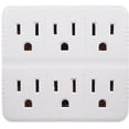 thumbnail image 1 of The Wires Zone 400812, 15A 125V 1875W White Ungrounded Electrical Outlet, 1 of 3