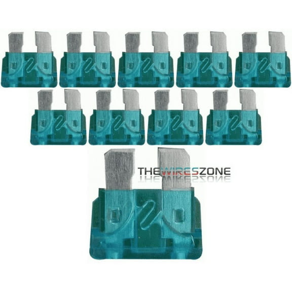 The Wires Zone ATC15 10 Pack Fuse ATC 15 Amp Automotive