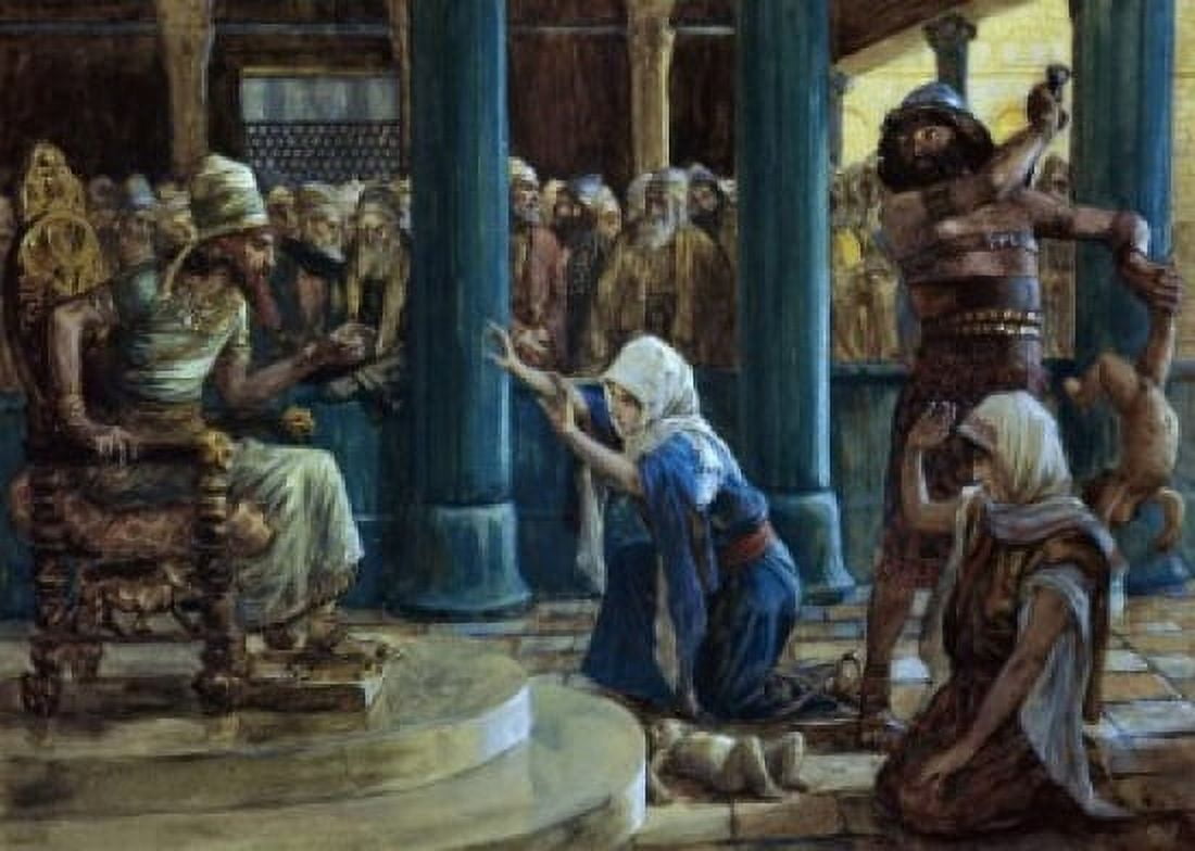 The Wisdom of Solomon James Tissot (1836-1902 French) Jewish Museum New York City Canvas Art - James Tissot (18 x 24)