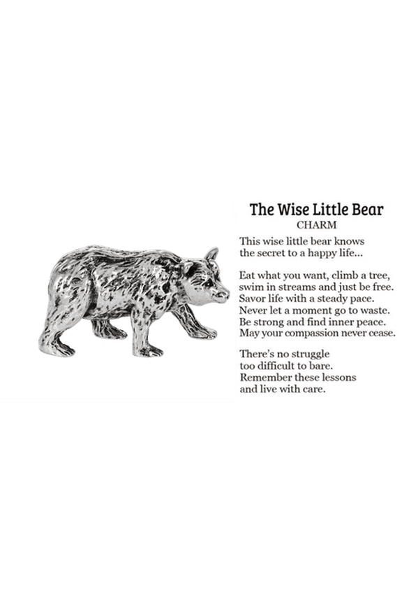 The Wise Little Bear Charm