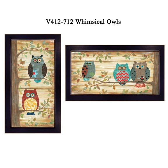 TrendyDecor4U The Wise Owls Collection By Annie Lapoint Wall Art V412-712