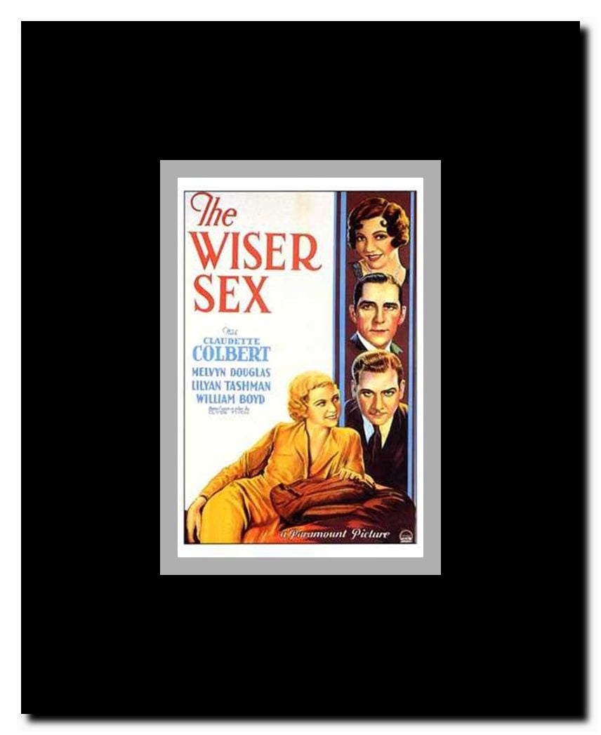 The Wiser Sex Framed Movie Poster