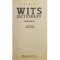 thumbnail image 1 of Pre-Owned The Wit's Dictionary (Paperback) 0207149402 9780207149405, 1 of 1