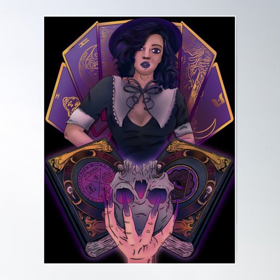 The Witch Poster Wall Art, Modern Wall Decor For Living Room Bedroom, 8x12 UNFRAMED