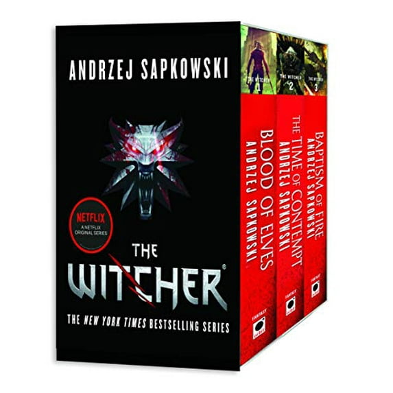 Pre-Owned The Witcher Boxed Set: Blood of Elves, the Time of Contempt, Baptism of Fire (Paperback) by Andrzej Sapkowski, Danusia Stok, David French