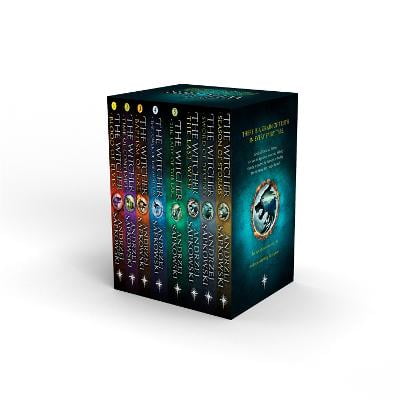 Pre-Owned The Witcher Boxed Set: The Last Wish, Sword of Destiny, Blood of Elves, Time of Contempt, Baptism of Fire, The Tower of The Swallow, The Lady of the Lake, Season of Storms Paperback