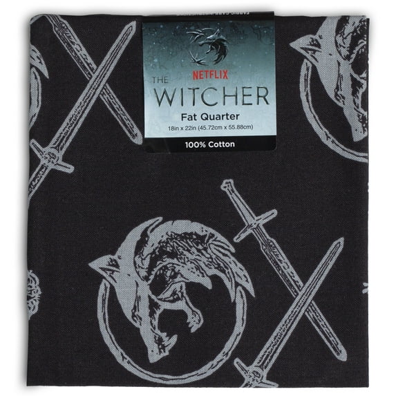 The Witcher, Fat Quarter Sewing & Craft Fabric by the Quarter