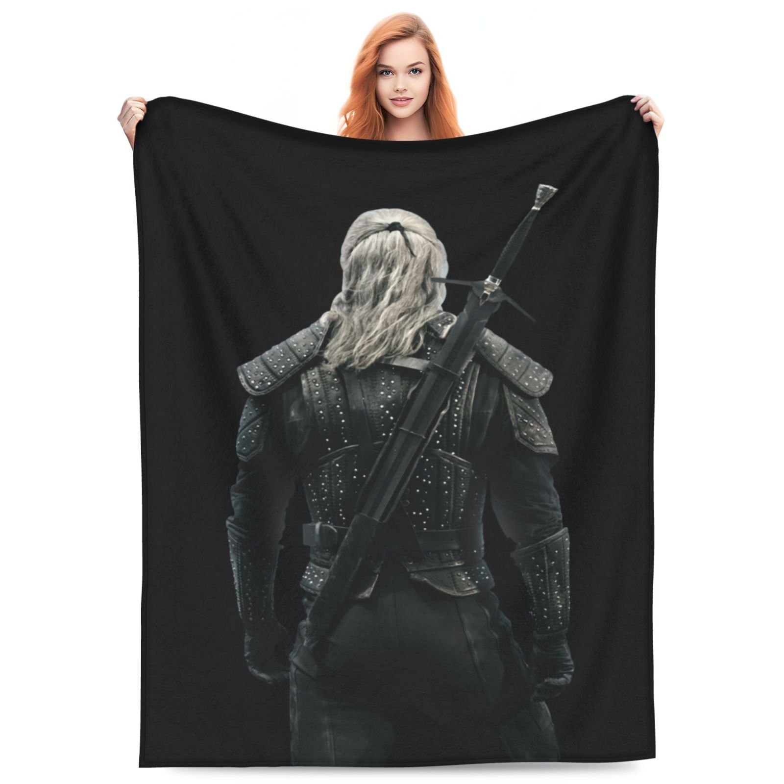 The Witcher Flannel Blanket Funny UltraSoft Micro Warm Throw Blanket