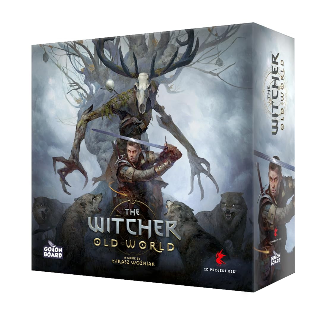 The Witcher Old World Board Game - Competitive Adventure in The Monster-Infested Witcher Universe! Strategy Game for Adults, Ages 14+, 1-5 Players, 90-150 Minute Playtime, Made by Go On Board The Witcher Old World Board Game - Competitive Adventure in The Monster-Infested Witcher Universe! Strategy Game for Adults, Ages 14+, 1-5 Players, 90-150 Minute Playtime, Made by Go On Board