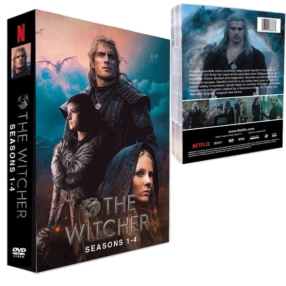 The Witcher Season 1-4 (2025) DVD 12Disc New Box Set - Walmart.com