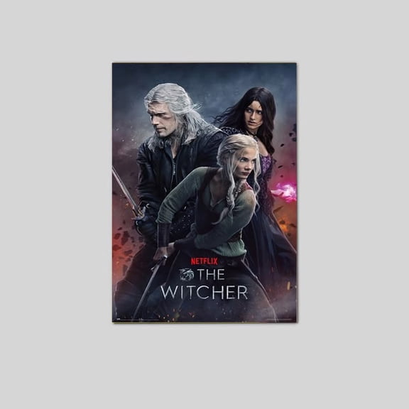 The Witcher - TV Show Poster (Season 3 - Geralt & The Girls) Poster Size 24''x36'' - Googate
