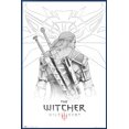 thumbnail image 1 of The Witcher: Wild Hunt - Framed Gaming Poster (Geralt - Sketch) (Size: 24" X 36") (Metallic Blue Plastic Frame), 1 of 6