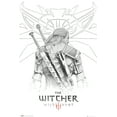 thumbnail image 1 of The Witcher: Wild Hunt - Gaming Poster (Geralt - Sketch) (Size: 24" X 36"), 1 of 6
