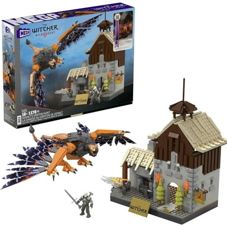 The Witcher Wild Hunt Geralts Griffin Hunt 1170pcs Black Series Action Figure Fantasy Game Mattel