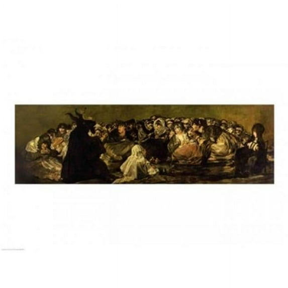 The Witches Sabbath Poster Print by Francisco De Goya - 24 x 18 in.