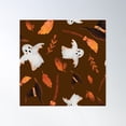 thumbnail image 1 of The Witching Hour Brown Poster Wall Art, Modern Wall Decor For Living Room Bedroom, 30x30 UNFRAMED, 1 of 3