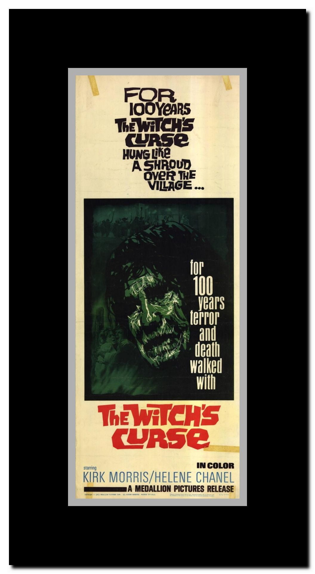 The Witchs Curse Framed Movie Poster