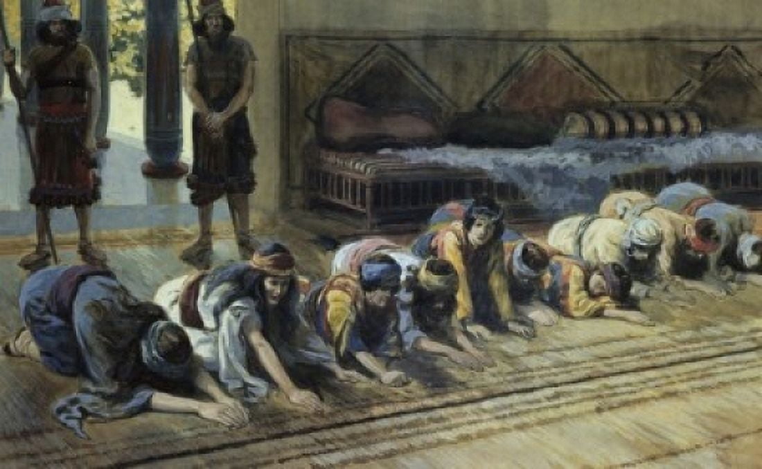 The Wives of David  James J Tissot (1836-1902 French)  Jewish Museum New York Canvas Art - James Tissot (24 x 36)