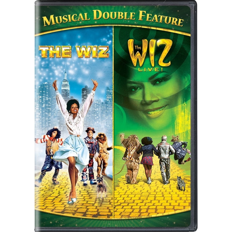 Universal Studios Musical DVD: The Wiz / The Wiz Live! double