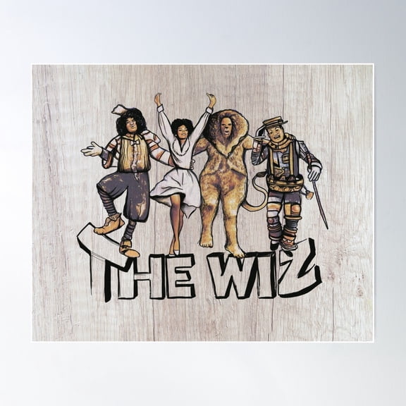 The Wiz Y'All Poster Wall Art, Modern Wall Decor For Living Room Bedroom, 12x18 UNFRAMED