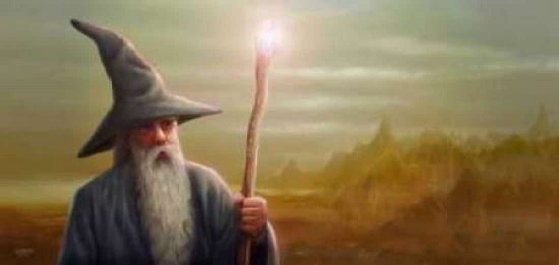 The Wizard Canvas Art - Jose Luis Martin (10 x 20)