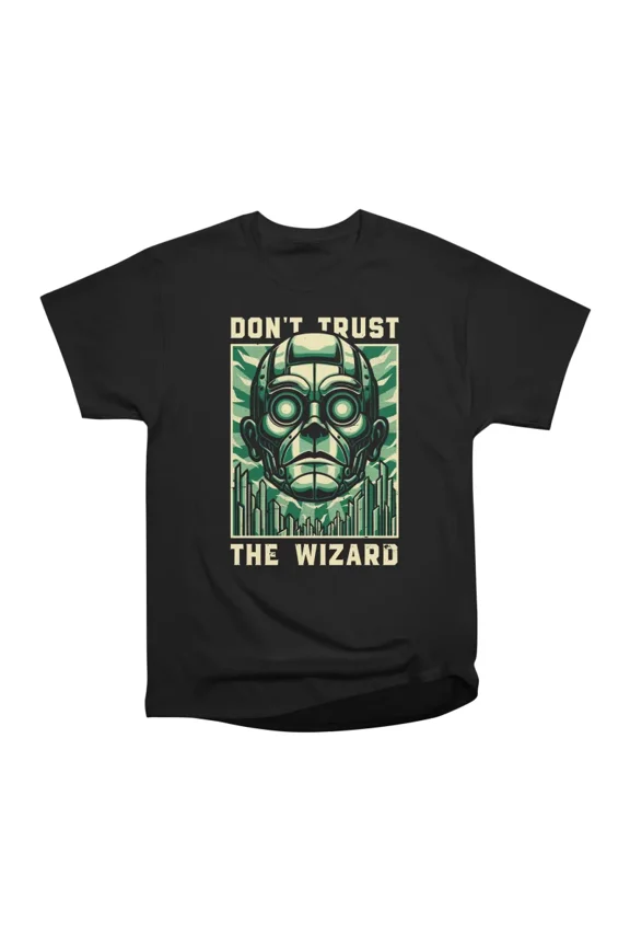 The Wizard Lies Emerald Witch Gift T-Shirt Tee Gift For Him Merch For Her Apparel For Frie