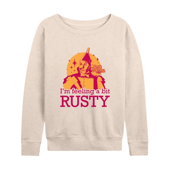 The Wizard Of Oz - A Bit Rusty - Women's Lightweight French Terry Long Sleeve Shirt