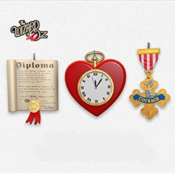 The Wizard Of Oz - A Brain, a Heart, the Nerve Ornament 2015 Hallmark