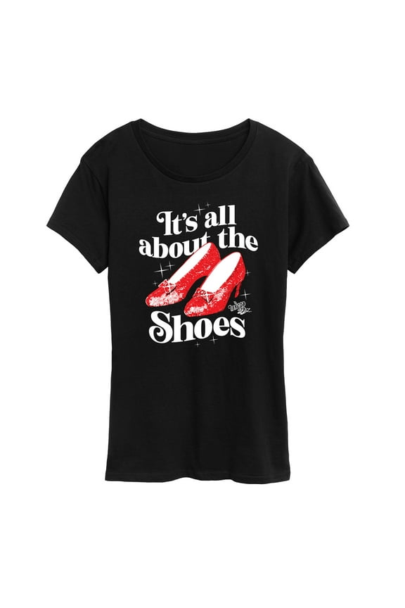 - All About The Shoes - Women's Short Sleeve Graphic T-Shirt
