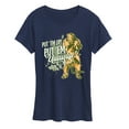 thumbnail image 1 of The Wizard Of Oz - Cowardly Lion Put Em Up  - Women's Short Sleeve Graphic T-Shirt, 1 of 4