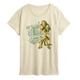 thumbnail image 1 of The Wizard Of Oz - Cowardly Lion Put Em Up  - Women's Short Sleeve Graphic T-Shirt, 1 of 4