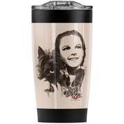 The Wizard Of Oz/Dorothy & Toto Stainless Steel Tumbler 20 oz Coffee Travel Mug/Cup, Vacuum Insulated & Double Wall with Leakproof Sliding Lid | Great for Hot Drinks and Cold Beverages