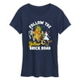 thumbnail image 1 of The Wizard Of Oz - Follow The Yellow Brick Road  - Women's Short Sleeve Graphic T-Shirt, 1 of 4
