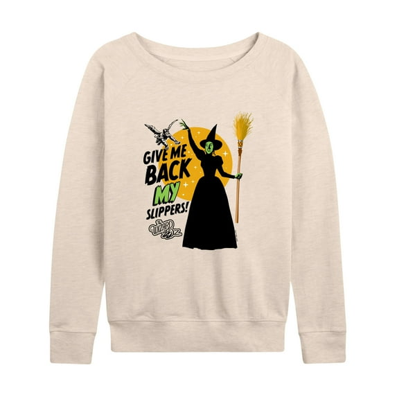 The Wizard Of Oz - Give Me Back My Slippers - Women's Lightweight French Terry Long Sleeve Shirt