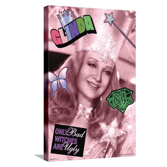 The Wizard Of Oz - Glinda Canvas Wall Poster, 14.725" x 22.375"