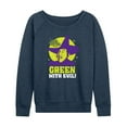 thumbnail image 1 of The Wizard Of Oz - Green With Evil - Women's Lightweight French Terry Long Sleeve Shirt, 1 of 5
