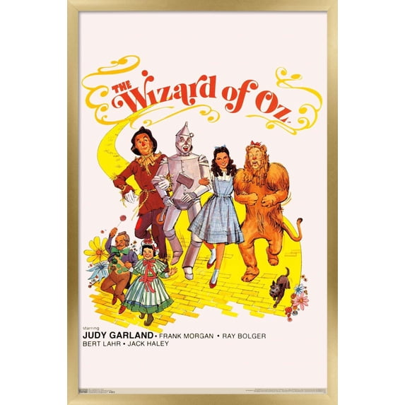 The Wizard Of Oz - Group Wall Poster, 22.375" x 34", Framed