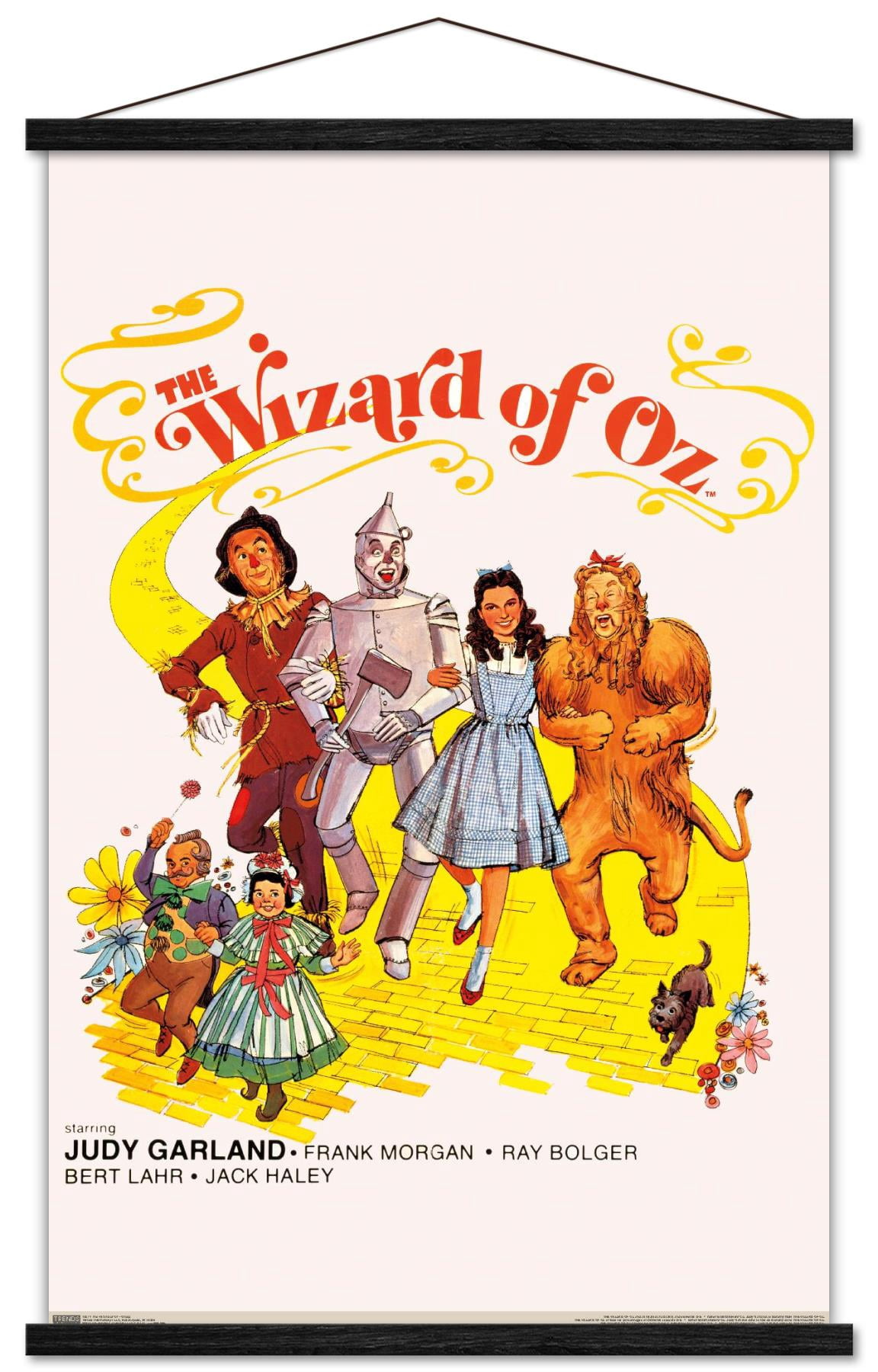 The Wizard Of Oz - Group Wall Poster with Wooden Magnetic Frame, 22.375" x 34"