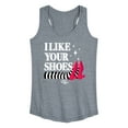thumbnail image 1 of The Wizard Of Oz - I Like Your Shoes Ruby Slippers - Women's Racerback Tank Top, 1 of 5