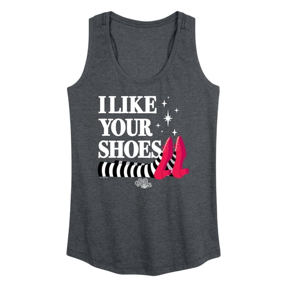 The Wizard Of Oz - I Like Your Shoes Ruby Slippers - Women's Racerback Tank Top