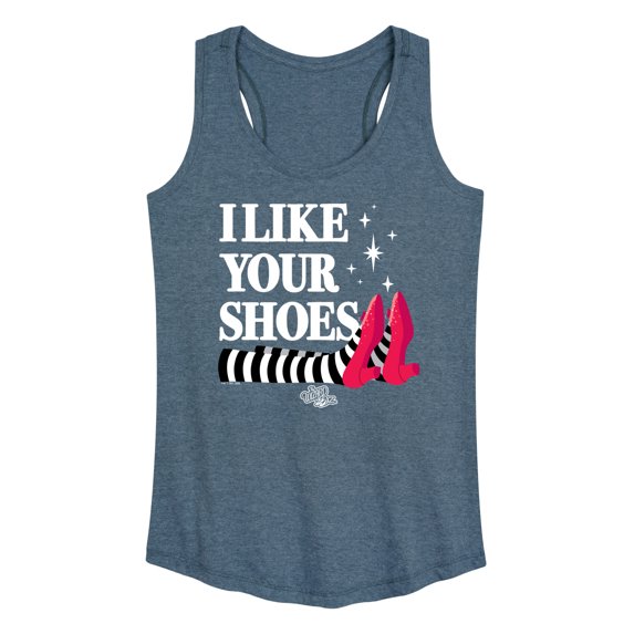 The Wizard Of Oz - I Like Your Shoes Ruby Slippers - Women's Racerback Tank Top