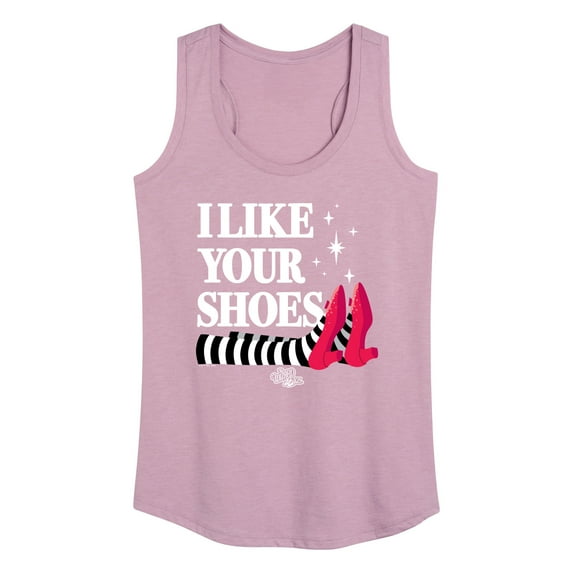 The Wizard Of Oz - I Like Your Shoes Ruby Slippers - Women's Racerback Tank Top