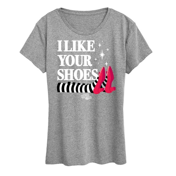 The Wizard Of Oz - I Like Your Shoes Ruby Slippers - Women's Short Sleeve Graphic T-Shirt