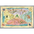 thumbnail image 1 of The Wizard Of Oz - Map Wall Poster, 22.375" x 34", Framed, 1 of 2