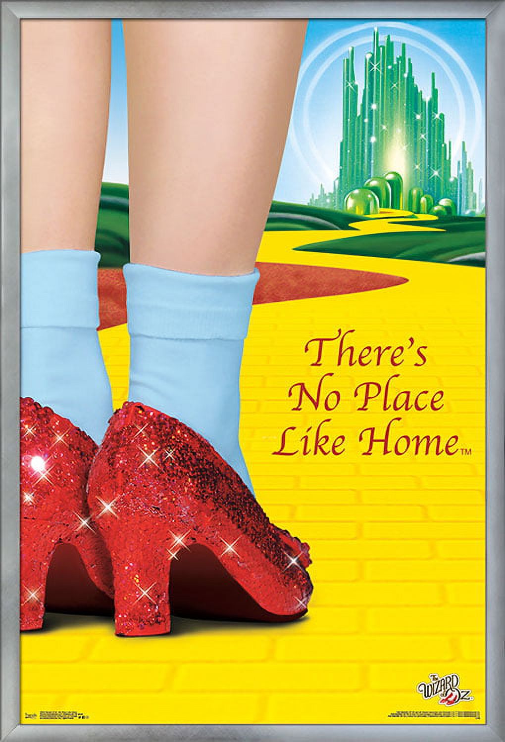 The Wizard Of Oz - No Place Like Home Wall Poster, 22.375" x 34", Framed